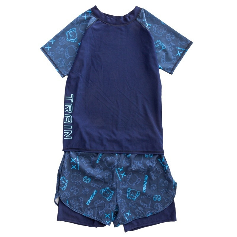 Haitiya set de baie pentru copii, uscare rapidă, două părți; 88% poliester + 12% elastan; căptușeală 95% poliester + 5% elastan; model Korean style; vârsta 3-16