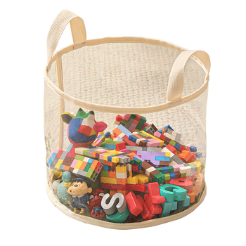 Καλάθι αποθήκευσης παιχνιδιών - Πολυλειτουργικό, αδιάβροχο, διαφανές καλάθι με μεγάλη χωρητικότητα και χερούλι