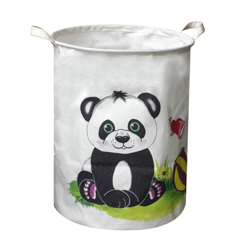 Medvilninis kanvas skalbinių krepšys ir žaislų organizatorius – daugiafunkcinė saugojimo kuprinė, šiuolaikiškas minimalistinis stilius, drabužiams ir aksesuarams, Prekės ženklas: Little Girl Picking Mushrooms