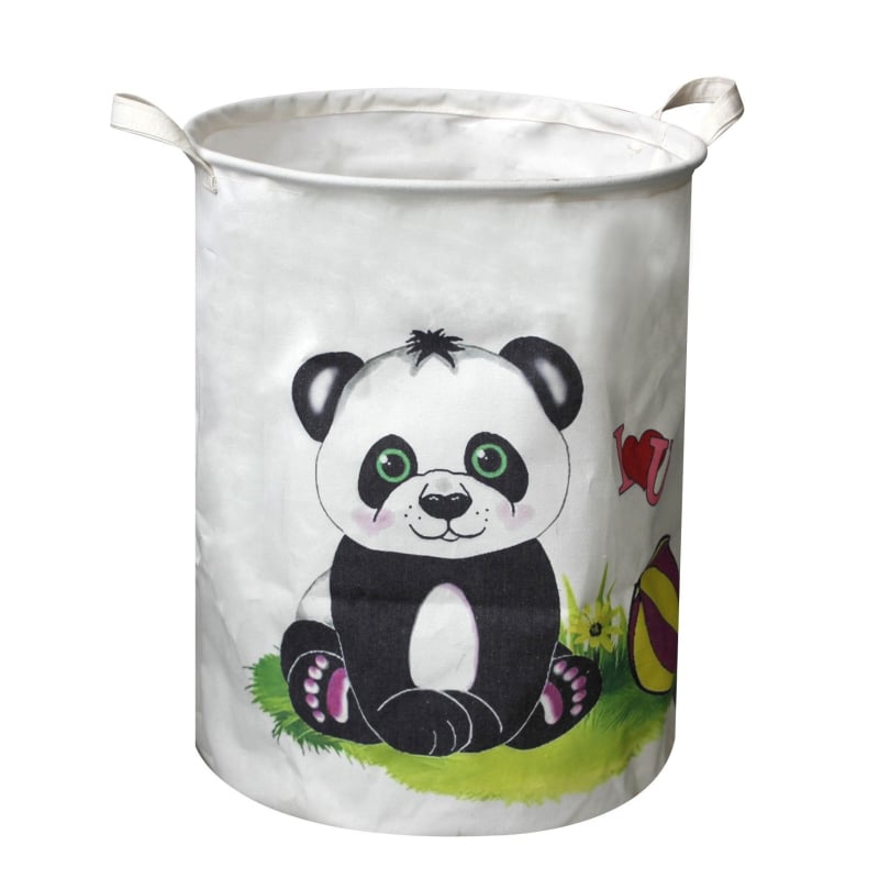 Medvilninis kanvas skalbinių krepšys ir žaislų organizatorius – daugiafunkcinė saugojimo kuprinė, šiuolaikiškas minimalistinis stilius, drabužiams ir aksesuarams, Prekės ženklas: Little Girl Picking Mushrooms