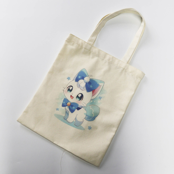 Drobė tote krepšys su didele talpa, pritaikomas, UV spausdinimas