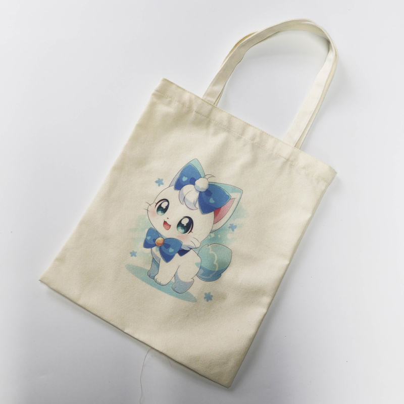 Drobė tote krepšys su didele talpa, pritaikomas, UV spausdinimas