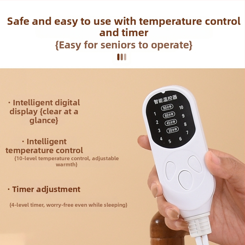 Elektrická vyhrievaná moxa vesta na rameno a krk, imitácia ľanu, bežný model, Renren ai