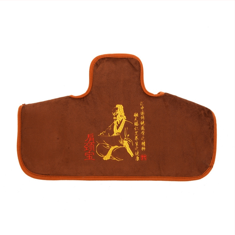 Електрически нагряващ моксотерапевтичен елек за рамене и шия, имитационен лен, редовен модел, Renren ai