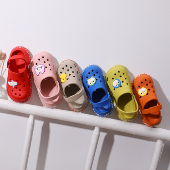Pantofi Hole Shoes pentru copii - partea superioară EVA și talpa EVA, turnare prin injecție, model cartoon, unisex, impermeabili și antiderapante, pentru copii 1–16 ani