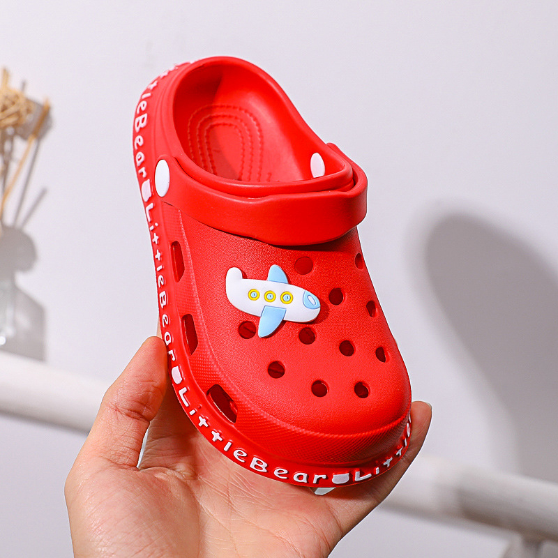 Pantofi Hole Shoes pentru copii - partea superioară EVA și talpa EVA, turnare prin injecție, model cartoon, unisex, impermeabili și antiderapante, pentru copii 1–16 ani