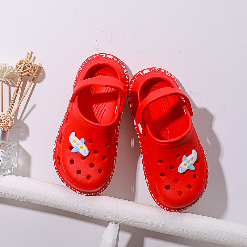 Pantofi Hole Shoes pentru copii - partea superioară EVA și talpa EVA, turnare prin injecție, model cartoon, unisex, impermeabili și antiderapante, pentru copii 1–16 ani