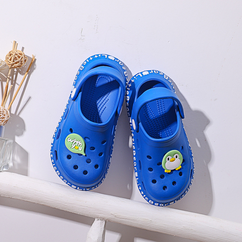 Pantofi Hole Shoes pentru copii - partea superioară EVA și talpa EVA, turnare prin injecție, model cartoon, unisex, impermeabili și antiderapante, pentru copii 1–16 ani