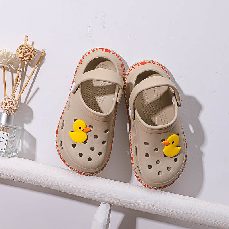 Pantofi Hole Shoes pentru copii - partea superioară EVA și talpa EVA, turnare prin injecție, model cartoon, unisex, impermeabili și antiderapante, pentru copii 1–16 ani