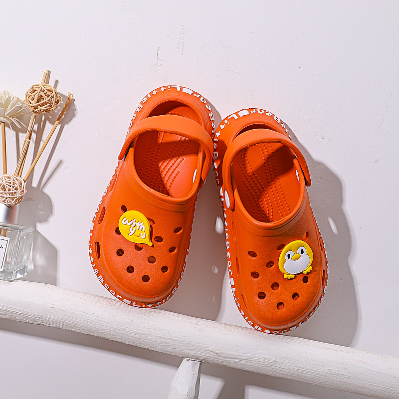 Pantofi Hole Shoes pentru copii - partea superioară EVA și talpa EVA, turnare prin injecție, model cartoon, unisex, impermeabili și antiderapante, pentru copii 1–16 ani