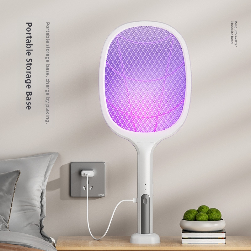 Електрическа мухоловка за комари с LED светлина, алуминиева мрежа, вградена батерия ≤500 mAh, покритие до 10㎡, многостъпково регулиране