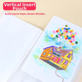 Chihai Ματ διάφανο πλαστικό Data Book για συλλογή σκίτσων τέχνης, 20 σελίδες, 0,8 mm πάχος, με εκτυπωμένο λογότυπο