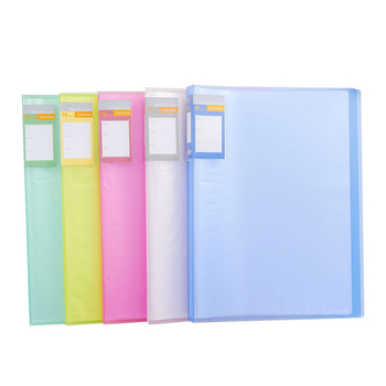 Chihai Ματ διάφανο πλαστικό Data Book για συλλογή σκίτσων τέχνης, 20 σελίδες, 0,8 mm πάχος, με εκτυπωμένο λογότυπο