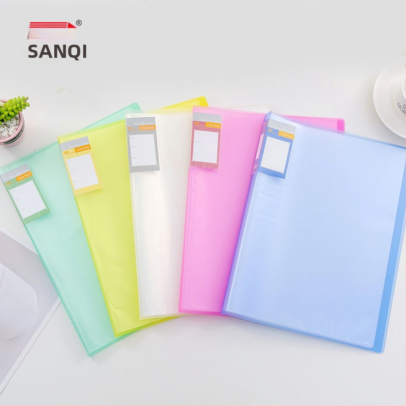 Chihai Ματ διάφανο πλαστικό Data Book για συλλογή σκίτσων τέχνης, 20 σελίδες, 0,8 mm πάχος, με εκτυπωμένο λογότυπο