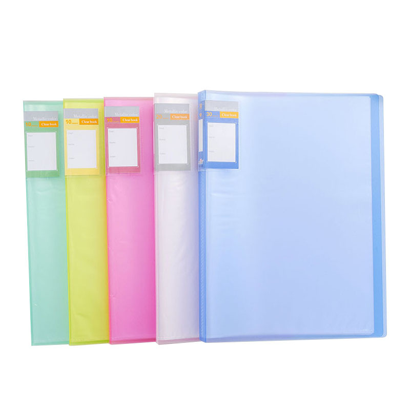 Chihai Ματ διάφανο πλαστικό Data Book για συλλογή σκίτσων τέχνης, 20 σελίδες, 0,8 mm πάχος, με εκτυπωμένο λογότυπο