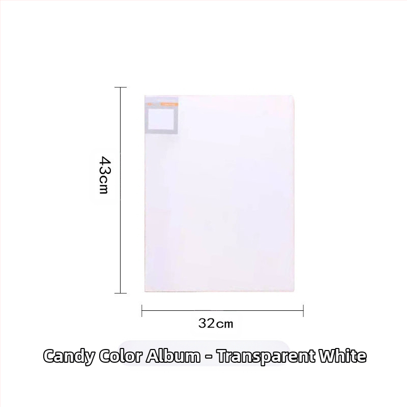 Chihai Ματ διάφανο πλαστικό Data Book για συλλογή σκίτσων τέχνης, 20 σελίδες, 0,8 mm πάχος, με εκτυπωμένο λογότυπο