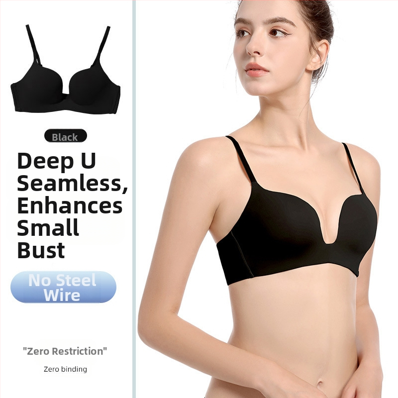 Дамски безжичен дишащ дишащ бюстгальтер, 3/4 чашка, нейлон с подплата от полиестер, задно закопчаване с двойна редица куки, фиксирани презрамки