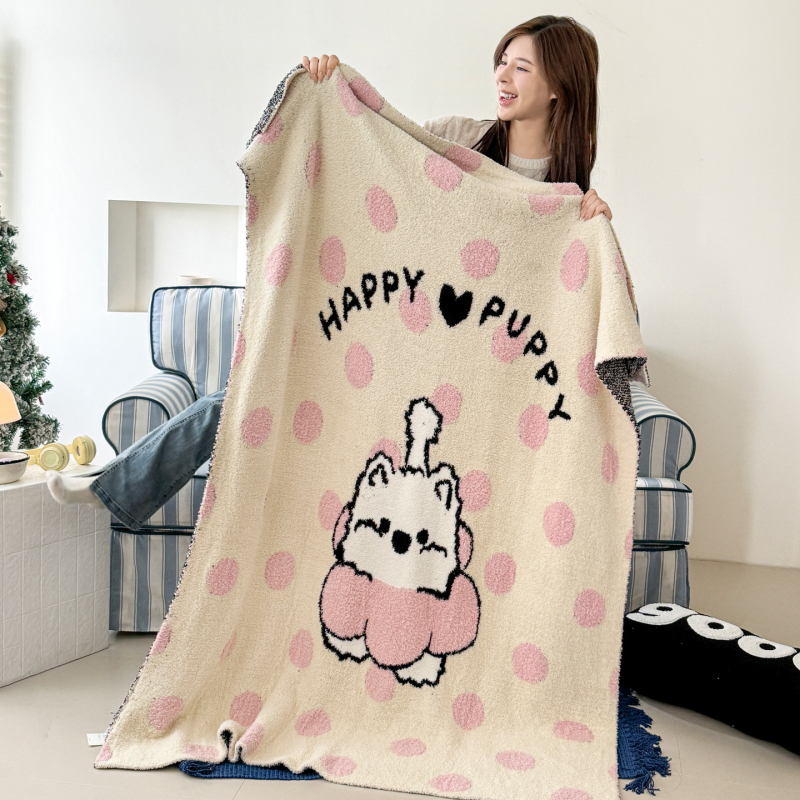 Megzta pledė, lengva, mažiau nei 300 g, visam sezonui, paprastas šiuolaikiškas stilius, pledė iš cheminių pluoštų