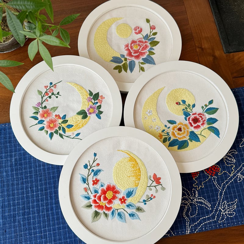 Siuvimo rinkinys – Tridimensinis peizažo sienos paveikslas, kryžminis siuvinėjimas, audinių siuvinėjimas, Naujasis Kinų stilius, svetainei, studijai ar komercinėms patalpoms