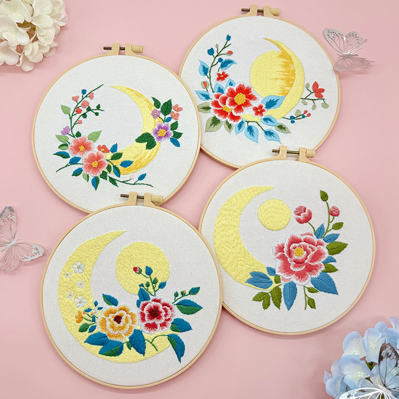 Siuvimo rinkinys – Tridimensinis peizažo sienos paveikslas, kryžminis siuvinėjimas, audinių siuvinėjimas, Naujasis Kinų stilius, svetainei, studijai ar komercinėms patalpoms