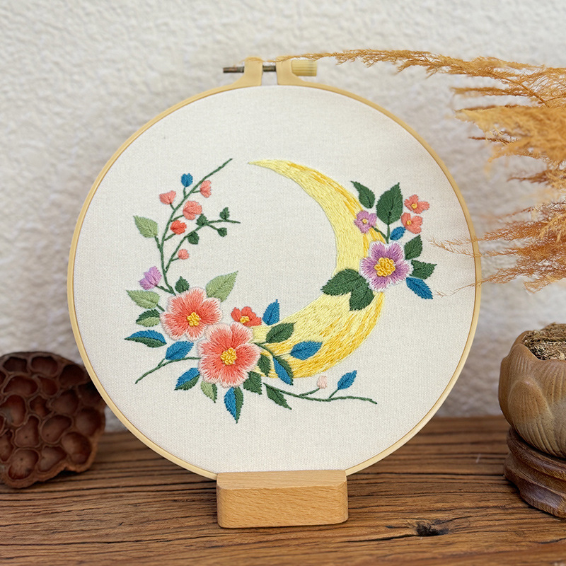 Siuvimo rinkinys – Tridimensinis peizažo sienos paveikslas, kryžminis siuvinėjimas, audinių siuvinėjimas, Naujasis Kinų stilius, svetainei, studijai ar komercinėms patalpoms