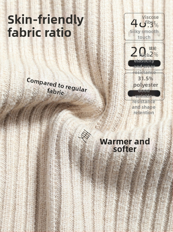 Ανδρικό πλεκτό πουκάμισο με ημιυψηλό γιακά, κάθετη ριβ πλέξη, μακριά μανίκια, μείγμα βισκόζη/πολυεστέρα/νάιλον