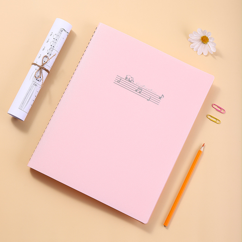 Πλαστικός φάκελος παρτιτούρων πιάνου με πολλαπλές σελίδες, πάχος πλάκας 85C, δυνατότητα εκτύπωσης λογότυπου