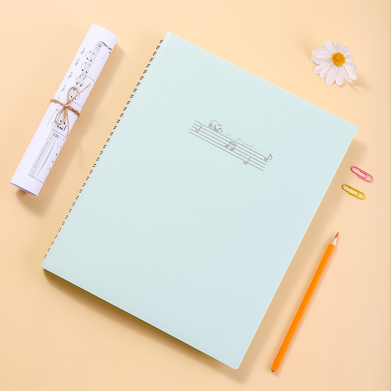 Πλαστικός φάκελος παρτιτούρων πιάνου με πολλαπλές σελίδες, πάχος πλάκας 85C, δυνατότητα εκτύπωσης λογότυπου