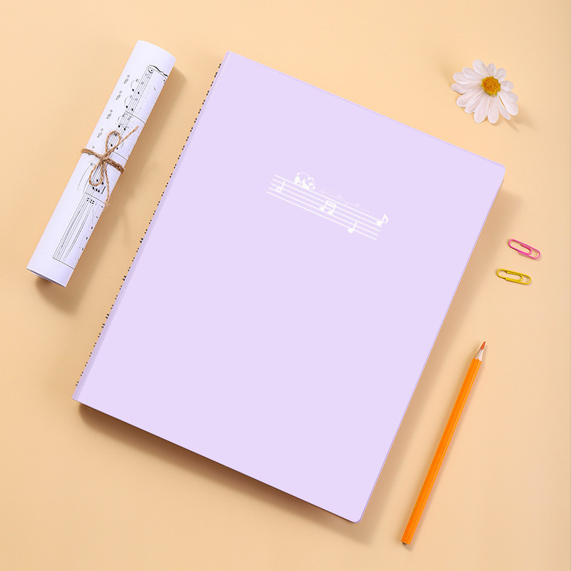 Πλαστικός φάκελος παρτιτούρων πιάνου με πολλαπλές σελίδες, πάχος πλάκας 85C, δυνατότητα εκτύπωσης λογότυπου