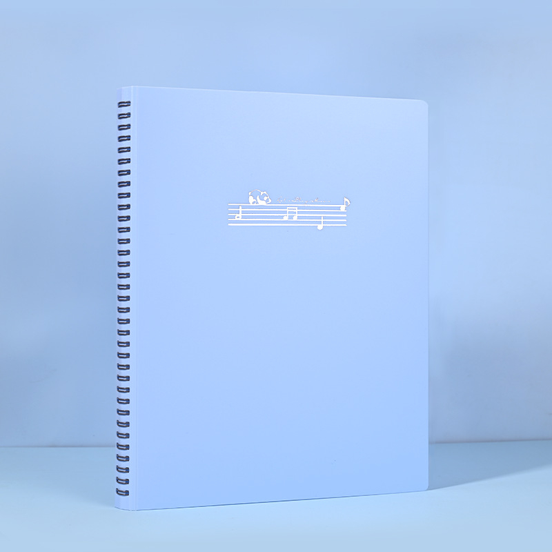 Πλαστικός φάκελος παρτιτούρων πιάνου με πολλαπλές σελίδες, πάχος πλάκας 85C, δυνατότητα εκτύπωσης λογότυπου