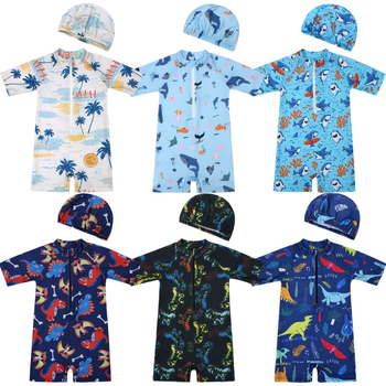 Παιδικό αθλητικό ρόμπερ μαγιό, κοντά μανίκια, μπροστινό φερμουάρ, αποσπώμενη κουκούλα, πολυεστέρας, unisex