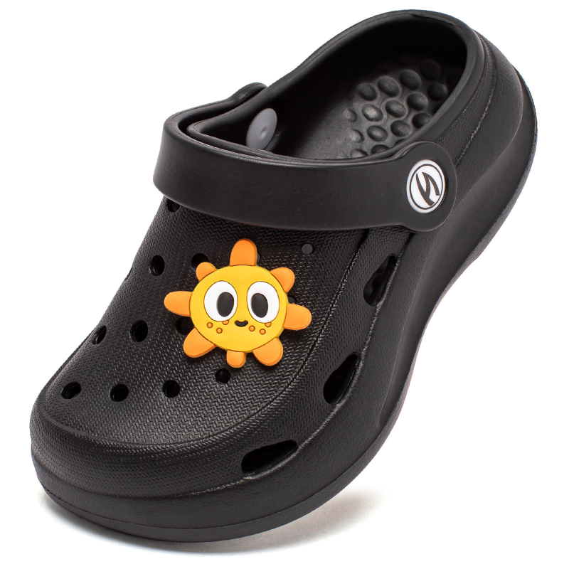 Bērnu EVA platformas sandales ar aizvērto pirkstu un ventilācijas atverēm, universālas, vecums 2–9 gadi, Hobby Bear