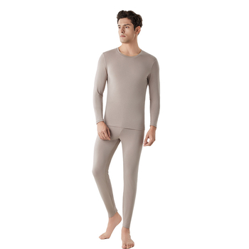 Vyrų Modalinis šiluminis apatinių komplektas — plonas audinys, 160 g/m², vidutinė šiluma, kvėpuojantis