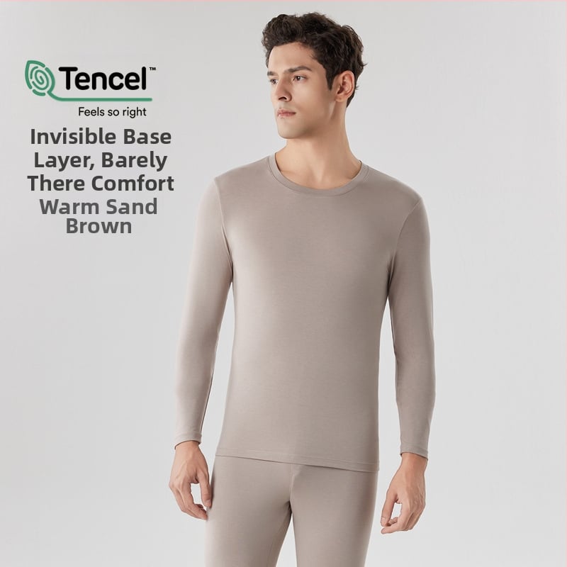 Vyrų Modalinis šiluminis apatinių komplektas — plonas audinys, 160 g/m², vidutinė šiluma, kvėpuojantis