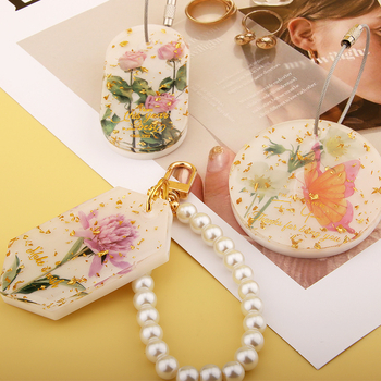 Σετ DIY κοσμημάτων – Πλαστικό/ρητίνη, τεχνική με σταγόνες κόλλας, αγροτικό στυλ, φρέσκο και γλυκό