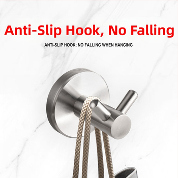 Σετ μπάνιου - ανοξείδωτο ατσάλι 304, εγκατάσταση χωρίς διάτρηση, μοντέρνο μινιμαλιστικό στυλ, Youhonggao