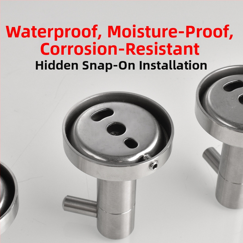 Комплект за баня – 304 неръждаема стомана, без пробиване, модерен минималистичен стил, марка Youhonggao