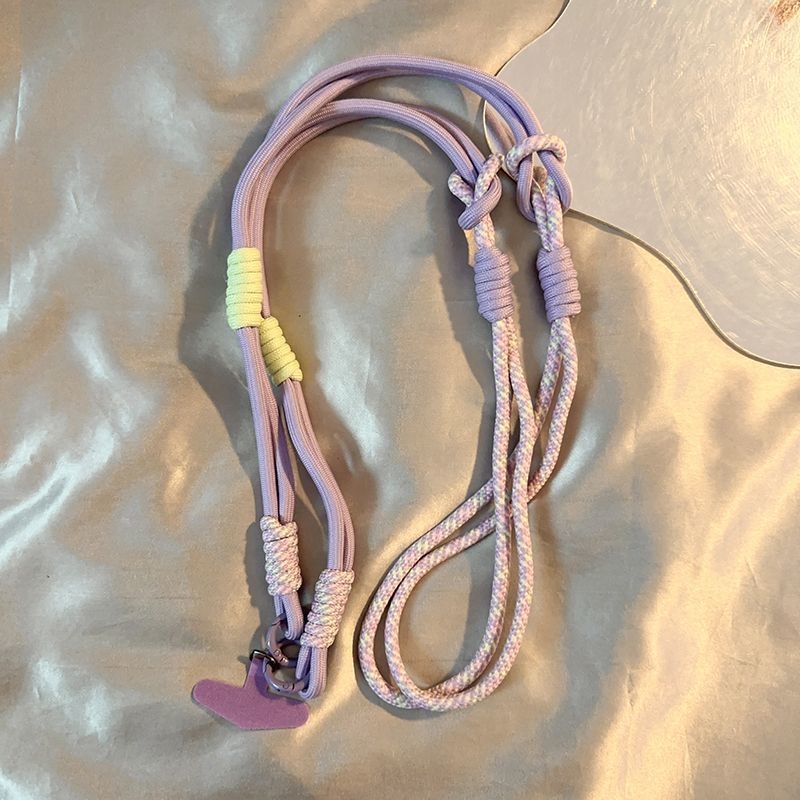 Șnur pentru telefon din poliester, cataramă metalică, unisex, model 2356