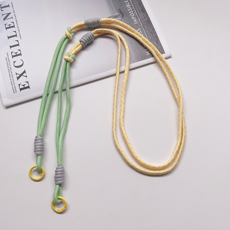 Șnur pentru telefon din poliester, cataramă metalică, unisex, model 2356