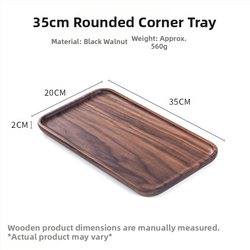 Apvalus medinis patiekalų padėklas sušiui ir vaisiams, japonų stiliaus, purškiamo paviršiaus apdaila, logotipas atspausdintas