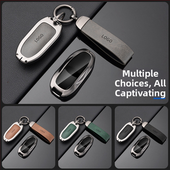 Tesla Model 3 klavišų dėklas — nauja versija, apsauginis korpusas nuotoliniam valdymui ir klavišų kortelei, cinko lydinys