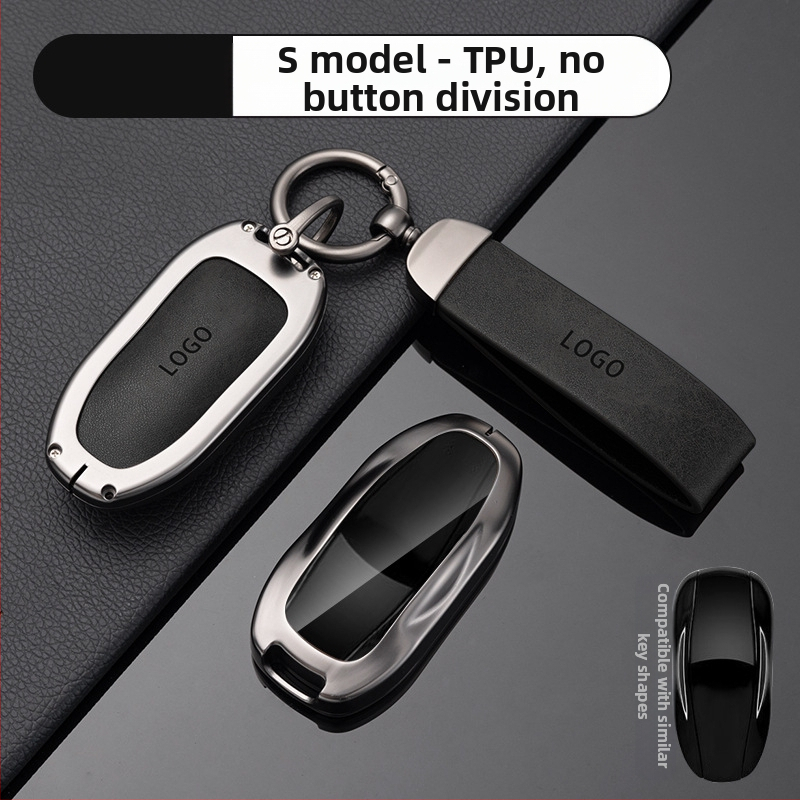 Tesla Model 3 klavišų dėklas — nauja versija, apsauginis korpusas nuotoliniam valdymui ir klavišų kortelei, cinko lydinys