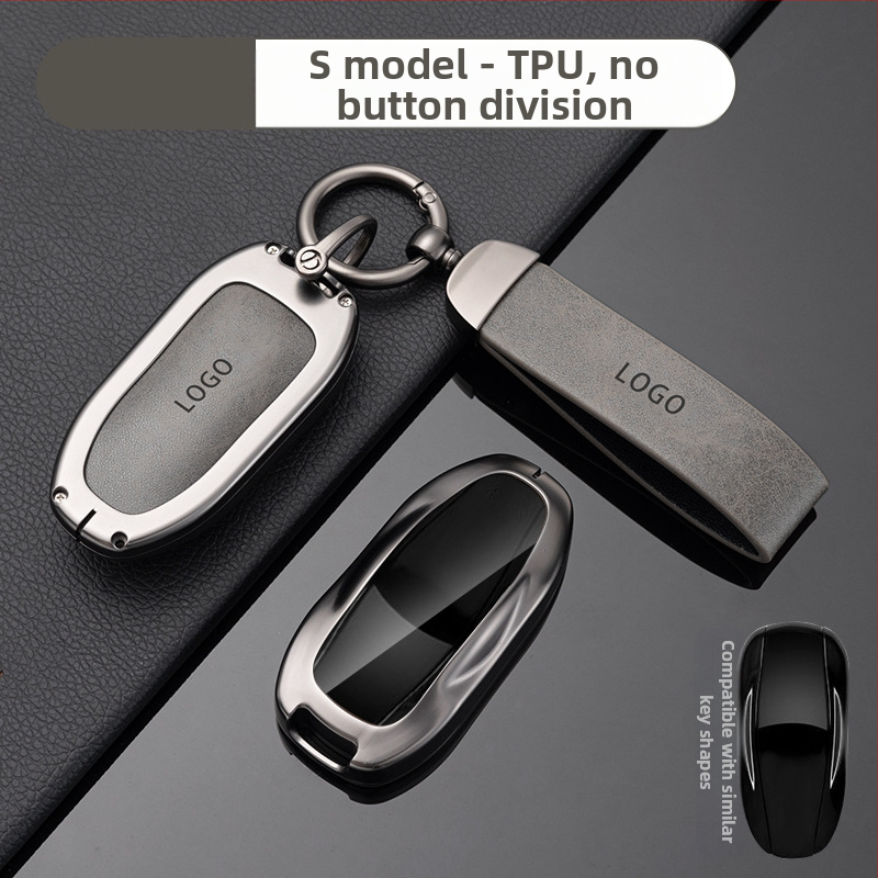 Tesla Model 3 klavišų dėklas — nauja versija, apsauginis korpusas nuotoliniam valdymui ir klavišų kortelei, cinko lydinys