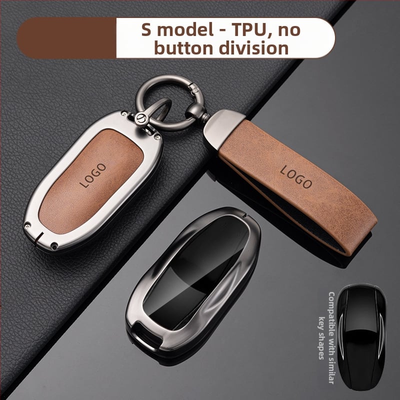 Tesla Model 3 klavišų dėklas — nauja versija, apsauginis korpusas nuotoliniam valdymui ir klavišų kortelei, cinko lydinys