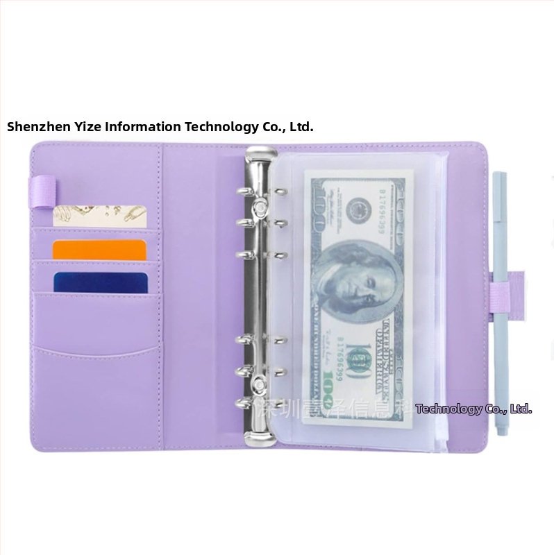 100 vokų iššūkio aplankas, dirbtinės odos viršelis, laisvas įrišimas, 25 lapai popieriaus iš medienos masės