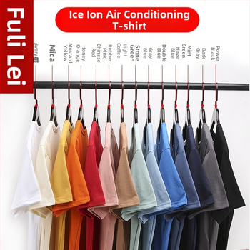 Medvilniniai marškinėliai su trumpomis rankovėmis, vienos spalvos, švelnus stilius, plonas audinys