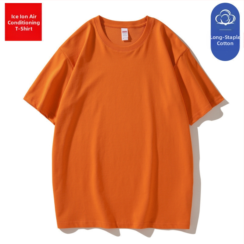 Medvilniniai marškinėliai su trumpomis rankovėmis, vienos spalvos, švelnus stilius, plonas audinys