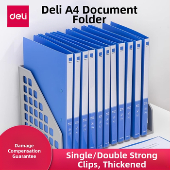 Deli 5301 Πλαστικός Κλιπ με Ισχυρό Κράτημα, Πάχος Πλάκας 0.7 mm, Πλάτος Πίσω 18 mm