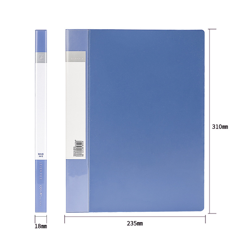 Deli 5301 Πλαστικός Κλιπ με Ισχυρό Κράτημα, Πάχος Πλάκας 0.7 mm, Πλάτος Πίσω 18 mm