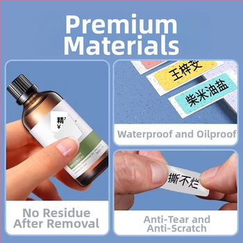 P11/P15 žymų popierius kodavimo spausdintuvui — terminis sintetinis popierius, 75G, vandens pagrindu klijai, atsparus vandeniui ir plyšimui, suderinamas su P11/P15